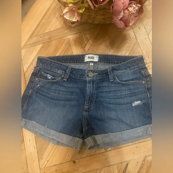 🪷 Paige Jimmy Jimmy Shorts Size 26 - Picture 2 of 6